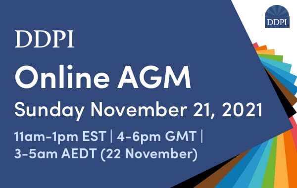 DDPI Annual General Meeting (AGM) 2021