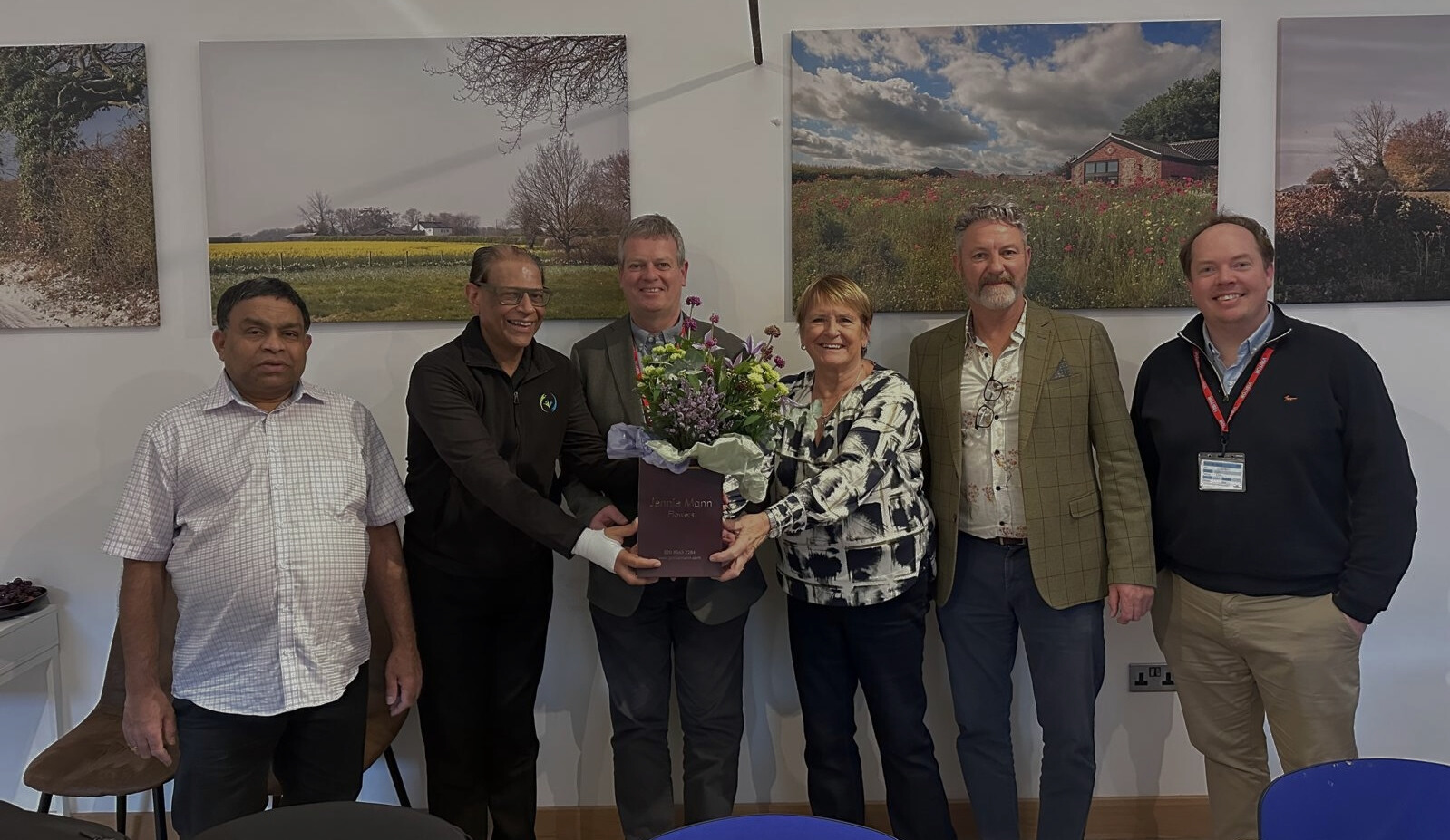 Silver Birch Care (Holdings) and Clover Childcare Services teams marking the acquisition