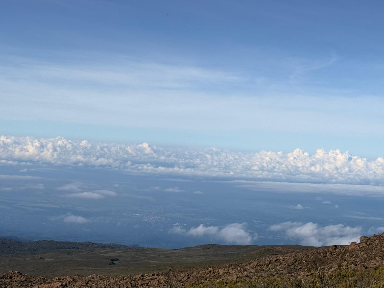 Sky above the mountain